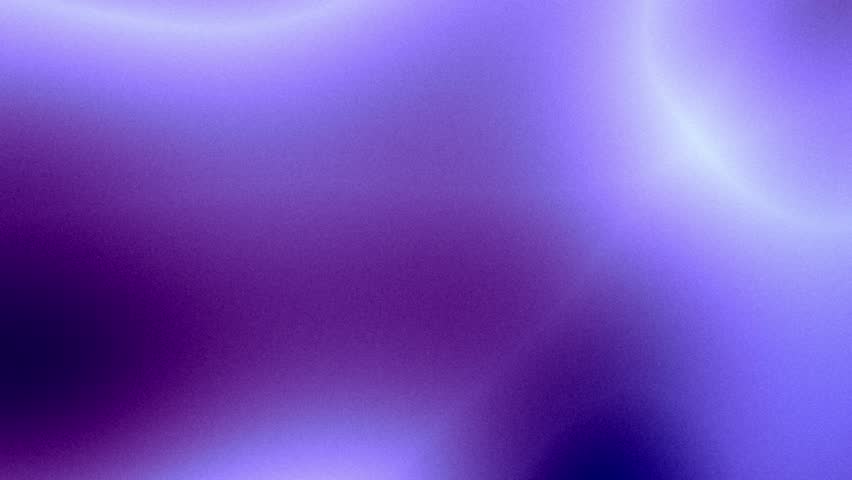 Abstract ultraviolet background with flowing motion of intersecting lines, glowing curves, gradient in lilac, purple, violet, black, blue, and grainy noise texture. Fluid animation. Digital technology