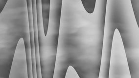 Abstract grayscale landscape, ethereal mountains and foggy valleys, digital art. - Powered by Shutterstock - Get 15% off with code: PIKWIZARD15