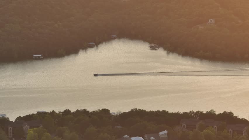 Ozark Mountains Missouri Skyline Sunset Sunrise Spring Fall Summer Spring Fall Drone Aerial 4K