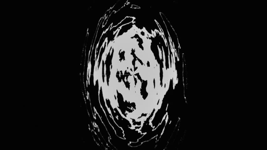 Frame gray torn wave transition animation on a black background for editing and design