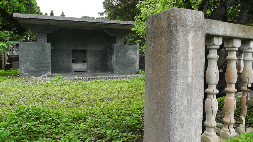 Japanese Cemetery in Okinawa Islands