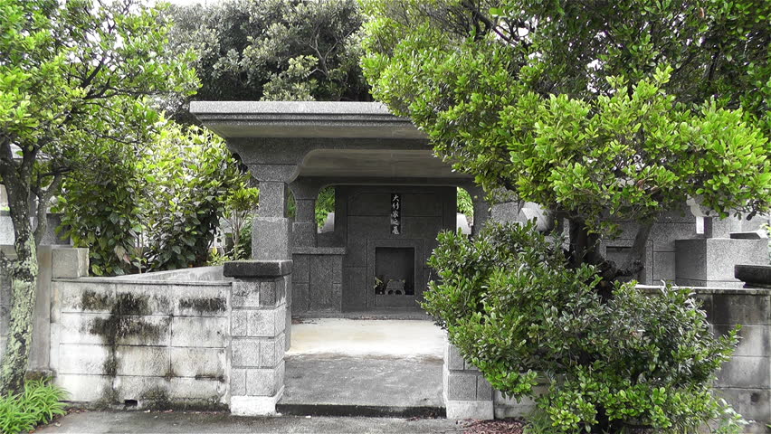 Japanese Cemetery in Okinawa Islands