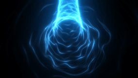 Abstract blue energy tunnel of glowing light particles swirling in a fluid digital vortex - Powered by Shutterstock - Get 15% off with code: PIKWIZARD15