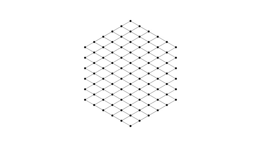 Futuristic Data Visualization: Deforming Mesh of Points Layer by Layer.