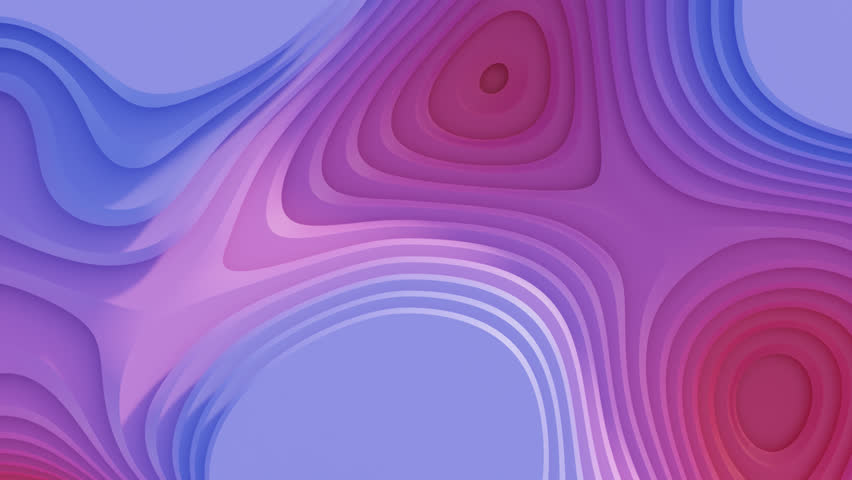 Colorful Organic Layers in Motion – Gradient Transition from Violet to Pink in Soft Waves