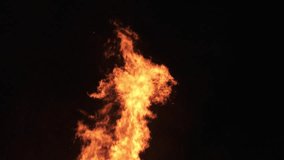 Slow Motion Fire Flames on Black Background - Powered by Shutterstock - Get 15% off with code: PIKWIZARD15