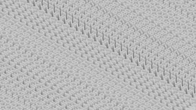 Camera glides along a dense formation of stacked 3D English letters and numbers from 1 to 9, arranged in composition. Clean lighting and smooth motion - Powered by Shutterstock - Get 15% off with code: PIKWIZARD15