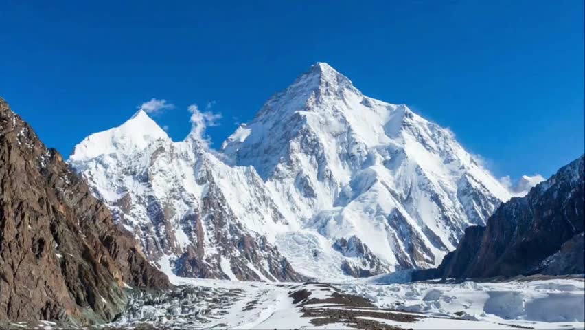 K2 mountain peak, second highest mountain in the world, K2 trek, Pakistan, Asia