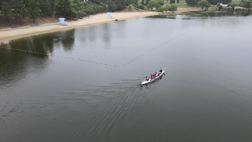 water kayaking racing. Lake in CA. 