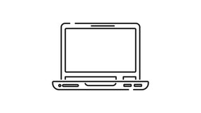 Math equation line animation. Math equation icon animation on laptop solving 3 x 3 problem. Suitable for educational videos, presentations, online courses, and mathrelated content. - Powered by Shutterstock - Get 15% off with code: PIKWIZARD15