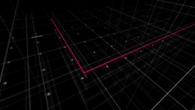 chart opening magenta bars rising dotted trend showing backdrop shifting white back camera rotating. Data visualization, analytics, futuristic, digital, technology, innovation, abstract - Powered by Shutterstock - Get 15% off with code: PIKWIZARD15