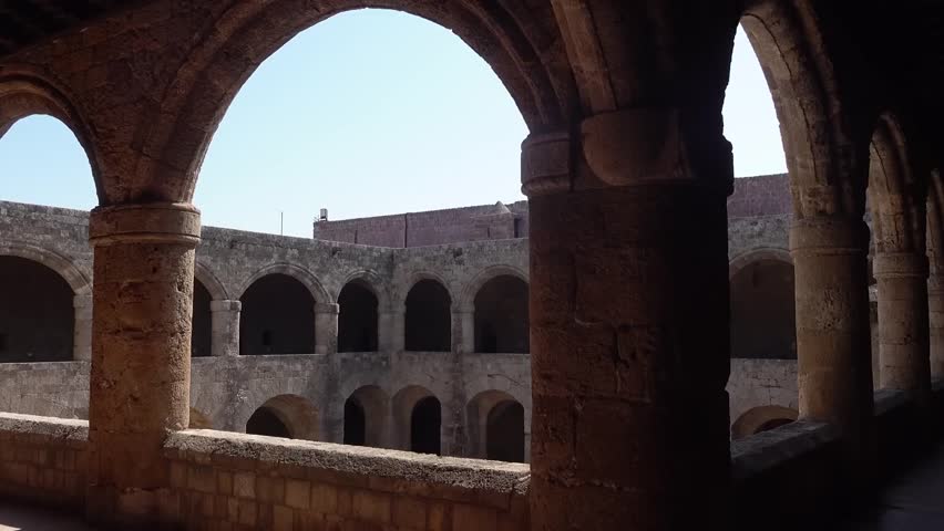 Beautiful city traveling in Rhodes greece