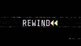 rewind text animation. 4K animation with dynamic glitch distortion effect.  - Powered by Shutterstock - Get 15% off with code: PIKWIZARD15