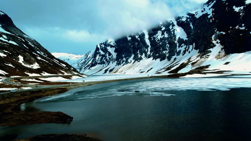 Norway nature aerial, scenic mountain landscape, drone view Norway, fjord mountain scenery, Nordic wilderness drone, Norway, aerial, drone, nature, landscape, fjord, mountain, forest, lake, sky