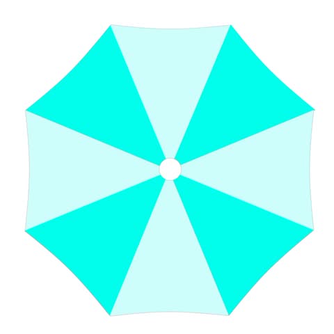 june clip art. blue umbrella spinning. suitable for animated blue umbrella, june clip art, perfect for summer videos, weather apps, social media posts, educational projects, digital ads, presentations