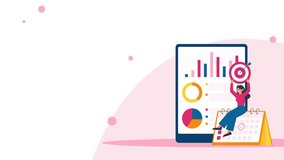 Business Analytics and Target Achievement Motion Background Video  - Powered by Shutterstock - Get 15% off with code: PIKWIZARD15