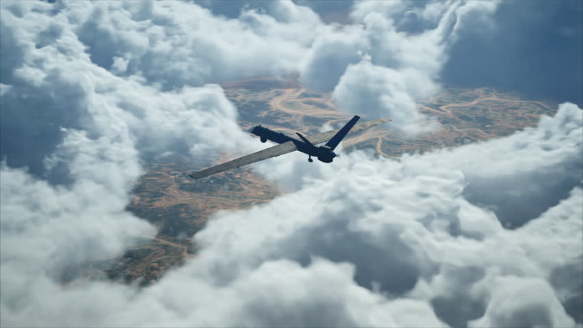 MILITARY DRONE ORION ATTACK - Autonomous Military Drone driven by Artificial Intelligence AGI | 4K Cinematic Footage