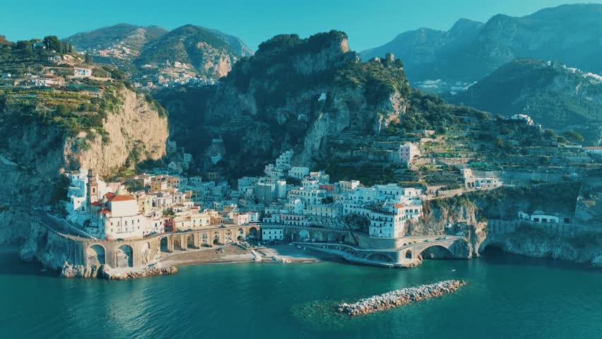 coastal italy tour, amalfi coast drone, 4k aerial view, cinematic travel video, italian riviera view, europe travel inspiration, breathtaking sea cliffs, Amalfi, Italy, coast, drone, 4K, travel, tour,