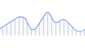 Thrilling roller coaster ride 2D cartoon object animation. Amusement theme park attraction steep drop. Rail rollercoaster train reaching peak animated flat colorful item 4K video isolated on white - Powered by Shutterstock - Get 15% off with code: PIKWIZARD15