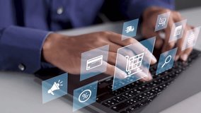 Business ecommerce concept, online purchase, ecommerce store, online business, shopping on the internet.  - Powered by Shutterstock - Get 15% off with code: PIKWIZARD15