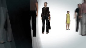 An engaging 47-second motion video illustrating World Population Day, observed on July 11. The animation showcases diverse groups of people forming symbolic patterns, representing population growth, g - Powered by Shutterstock - Get 15% off with code: PIKWIZARD15