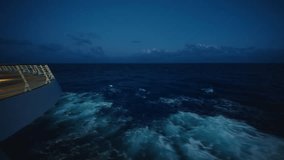 Experience the serene and enchanting beauty of a nighttime cruise, where you can listen to the gentle ocean waves while gazing at a starry sky. Its perfect for relaxation and ideal for ocean lovers - Powered by Shutterstock - Get 15% off with code: PIKWIZARD15