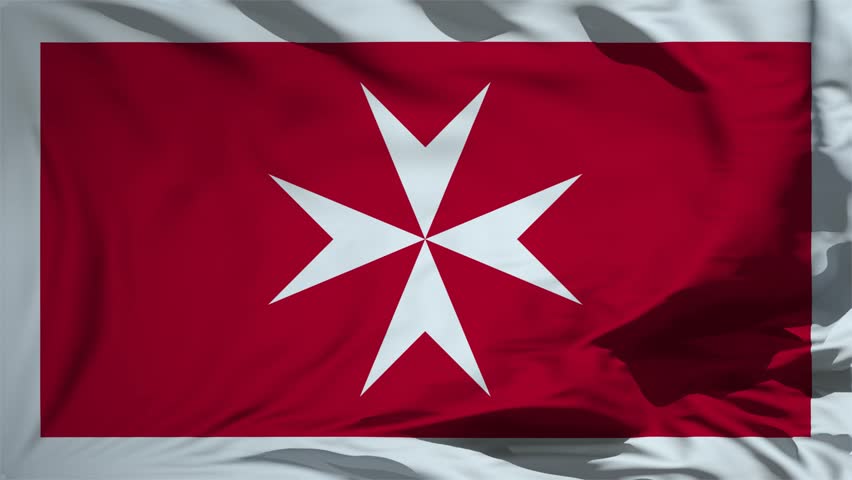 Civil Ensign of Malta Flag Animation