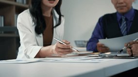 Professional business team collaborating during strategic meeting, analyzing financial charts and graphs while discussing data driven insights and market trends - Powered by Shutterstock - Get 15% off with code: PIKWIZARD15