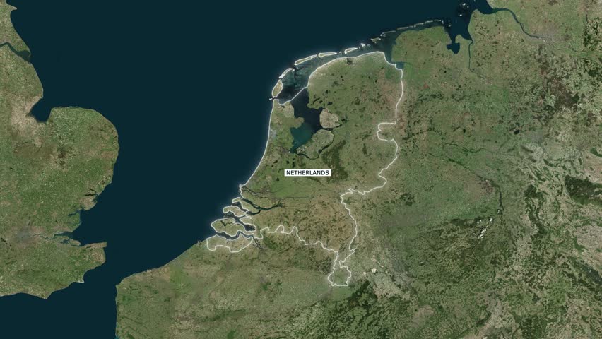 Rotterdam Map Animation Zoom In