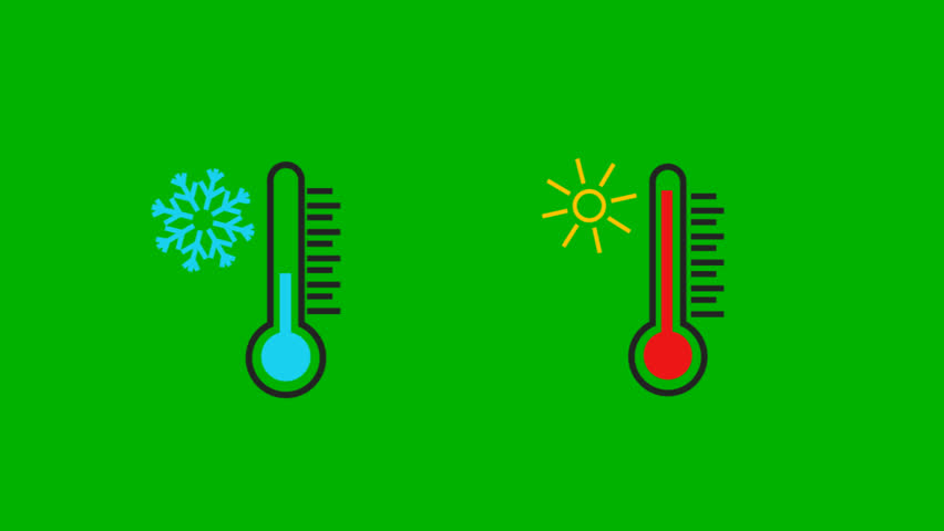 weather thermometer or weather gauge on transparent background	