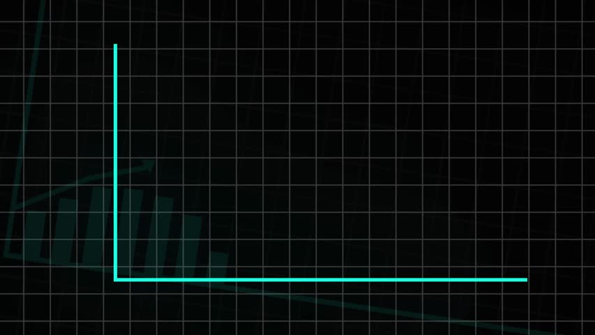 Glow Animated Bar and Line Chart Displaying Monthly Data Trends from January Through December with Pulsating Bars, Dynamic Grid Background, and Smooth Upward Arrow Motion - Powered by Shutterstock - Get 15% off with code: PIKWIZARD15