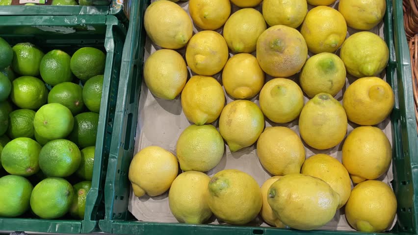 You can find Fresh Lemons and Limes at a vibrant Market near you, perfect for various uses
