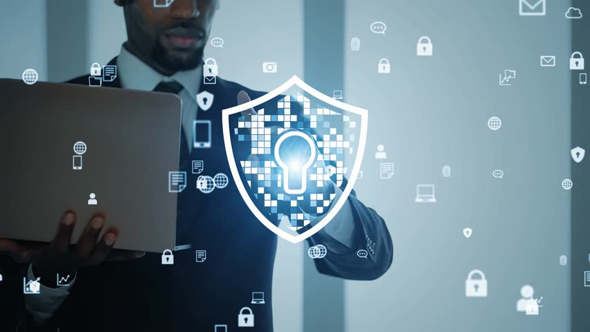 System engineer and cyber security concept