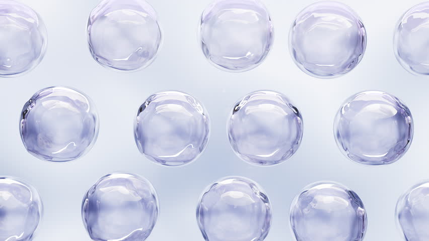 Abstract skin cell layers glowing with hydration, showcasing cosmetic essence absorption and molecular transformation in a luxury science skincare visual. 3d animation