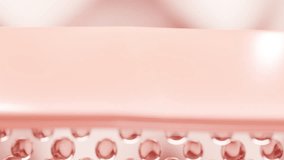 3D animation of luminous skin cells absorbing serum essence, revealing deep hydration, smooth texture and premium cosmetic care concept in soft elegant tones. - Powered by Shutterstock - Get 15% off with code: PIKWIZARD15