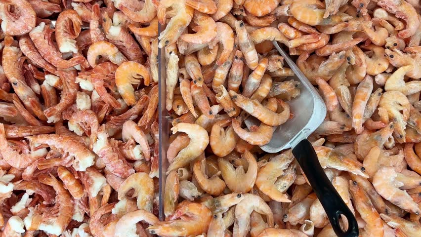 Buying seafood at the grocery store	