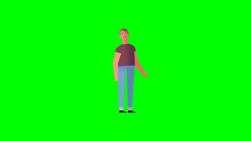 3D animation of Torik character talking with expressive gestures. Perfect for digital assets, explainer videos, and presentation content with a Green Screen.
