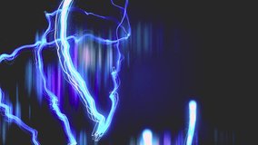 Abstract Digital Art Electric Light Neon Purple Blue Energy Flow Lines Visuals - Powered by Shutterstock - Get 15% off with code: PIKWIZARD15