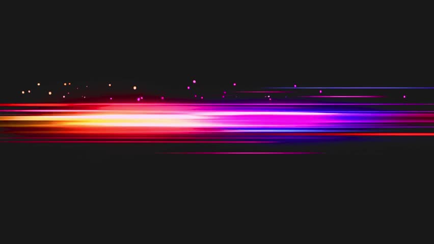 Abstract Speed Light Rays Neon Glowing Bright Colorful Dynamic Energy Motion Blur Background Design