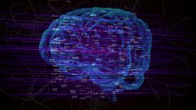 Digital Human Brain Artificial intelligence. Rotating AI brain with Abstract Technology Background. - Powered by Shutterstock - Get 15% off with code: PIKWIZARD15