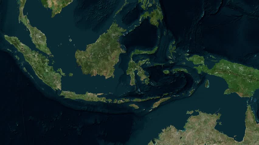 Mount Rinjani active volcano in Indonesia