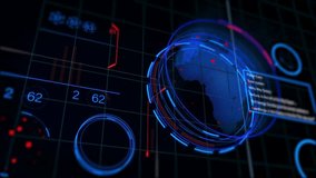 3D digital globe with futuristic HUD interface. Global data analysis screen. Virtual map technology. AI world network visualization.

 - Powered by Shutterstock - Get 15% off with code: PIKWIZARD15