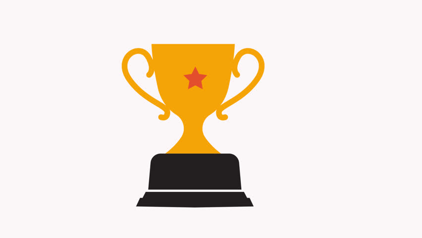 trophy  icon animation simple flat