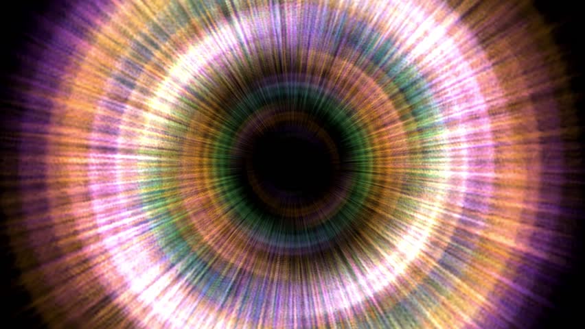 Hypnotic colorful swirling vortex