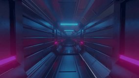 Digital nodes materializing in neonlit corridor forming waveform moving showing energy flow. Futuristic, technology, circuit, sci-fi, digital, neon, abstract - Powered by Shutterstock - Get 15% off with code: PIKWIZARD15