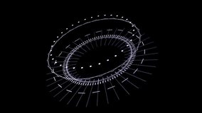 Quantum Data Ring HUD Interface  Futuristic Tech Infographic Overlay - Powered by Shutterstock - Get 15% off with code: PIKWIZARD15