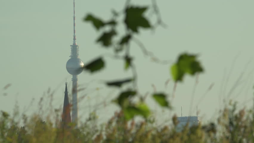 Berlin plants television tower 4K