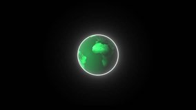 Planet Earth At Night - Loopable, Highly Detailed Animation ,Vertical video background of planet earth surrounded by ashes turning into green forest. - Powered by Shutterstock - Get 15% off with code: PIKWIZARD15