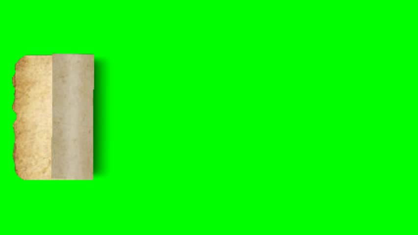 Closing Paper Scroll Animation Paper Scroll Closing Animation Effect Scene