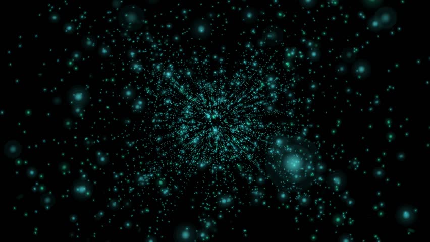 abstract particles galaxy stars 4k